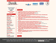 Tablet Screenshot of denik.obce.cz