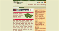 Desktop Screenshot of mesta.obce.cz